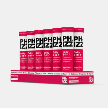 Phizz 3-in-1 Multivitamin & Rehydration Electrolyte Effervescent 12x20 Tabs