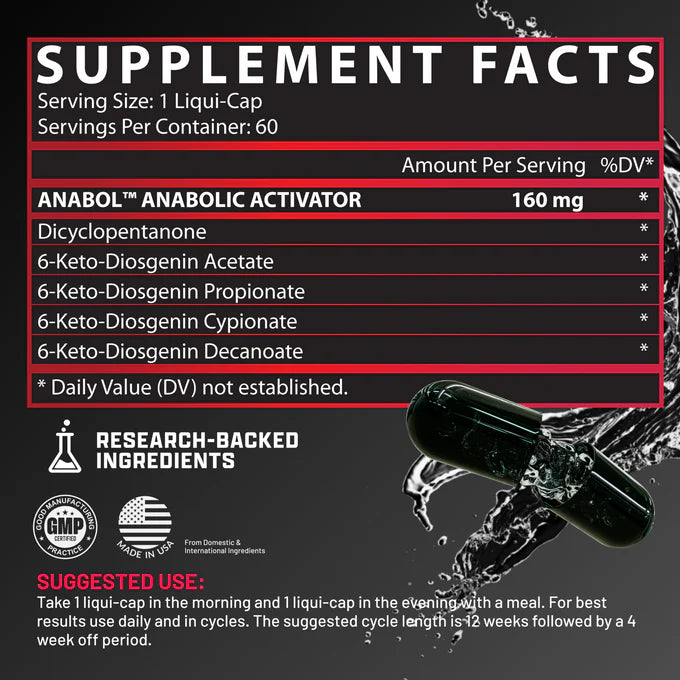 Nutrex Anabol Hardcore - 60 liquid caps