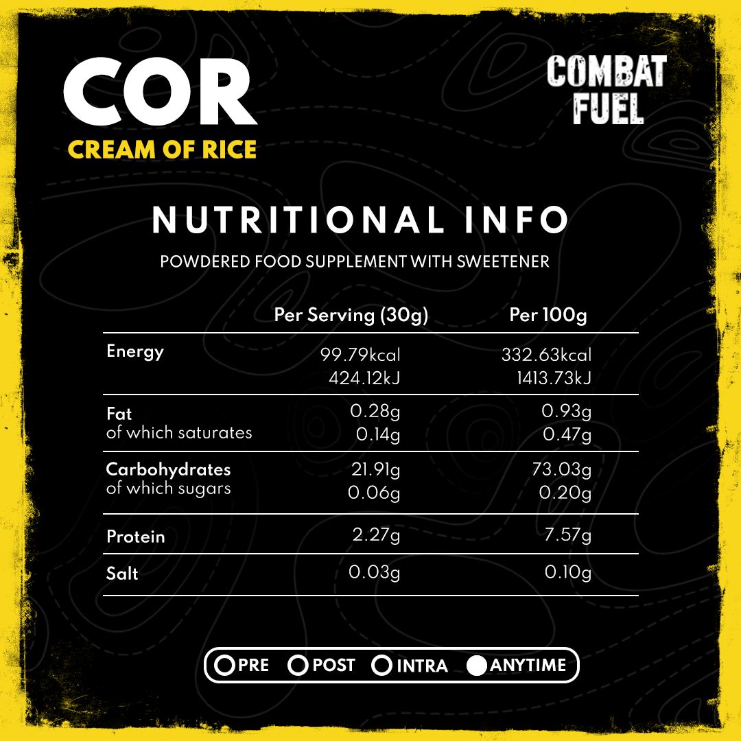 Combat Fuel Cream of Rice 1.8kg