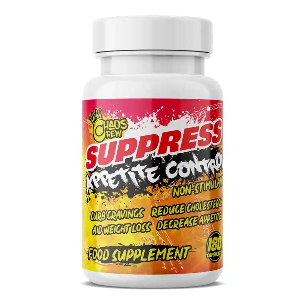 Chaos Crew Suppress – Appetite Control Capsules (180 Caps) image 0