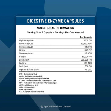 Applied Nutrition Digestive Enzyme image 1