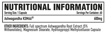 Per4m KSM-66 Ashwagandha 60 Capsules image 1