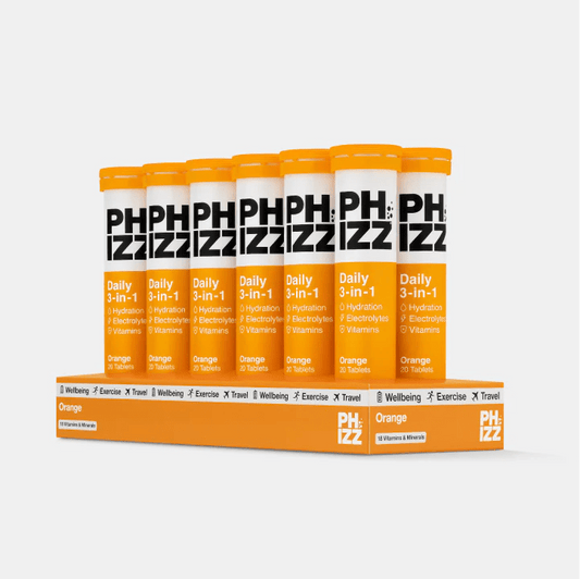 Phizz 3-in-1 Multivitamin & Rehydration Electrolyte Effervescent 12x20 Tabs image 0