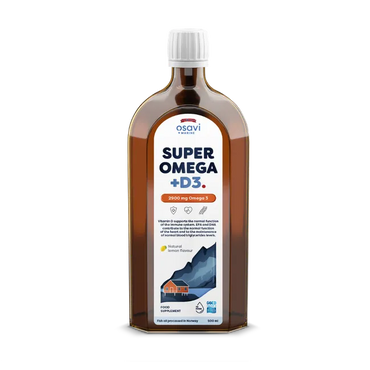 OSAVI Super Omega + D3, 2900mg Omega 3 (Lemon)