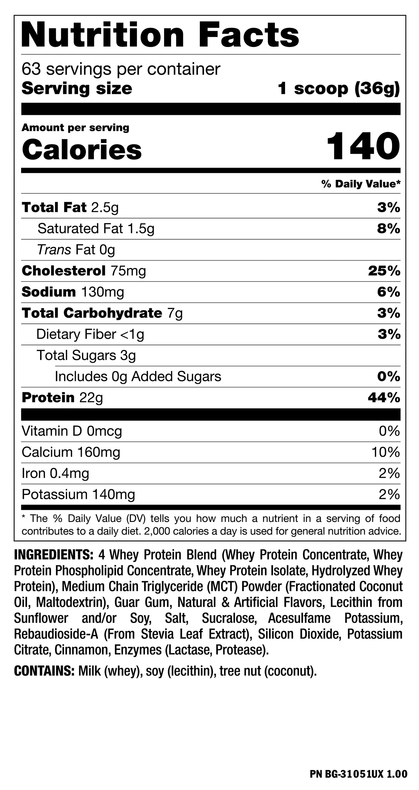 Mutant Whey Dual Chamber 1.8kg