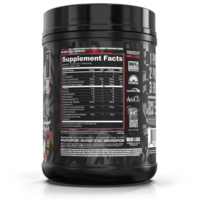 RYSE Pump Daddy V2 Non-Stim Pre-Workout 650g