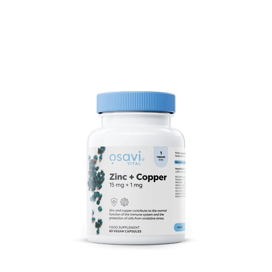 OSAVI Zinc + Copper, 15mg + 1mg