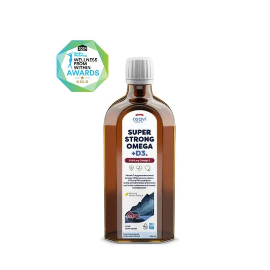 OSAVI Super Strong Omega + D3, 3500mg Omega 3 (Lemon)