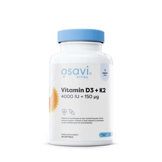 OSAVI Vitamin D3 + K2, 4000 IU + 150 μg
