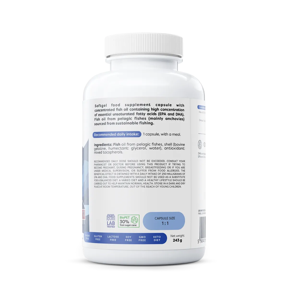 OSAVI Super Strong Omega 3, 500 EPA / 250 DHA