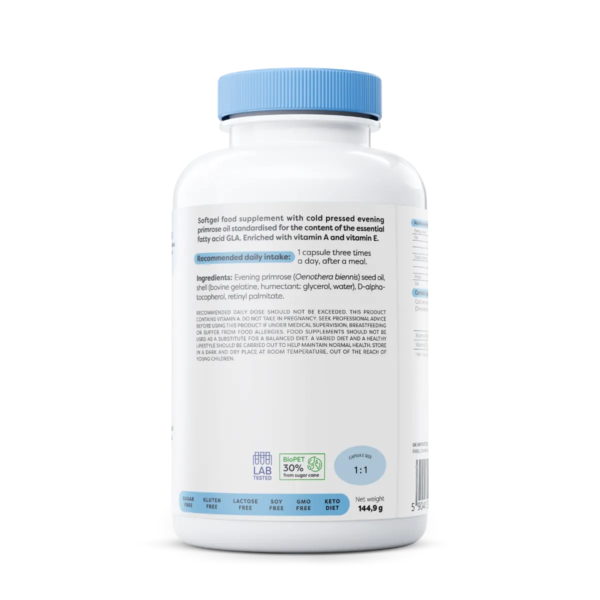 OSAVI Primrose Oil 1800 mg with vitamin A & E