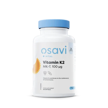 OSAVI Vitamin K2 MK-7, 100mcg