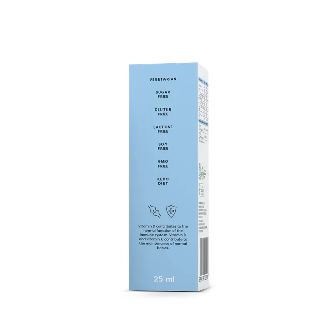 OSAVI Vitamin D3 + K2 - 25ml oral spray, peppermint
