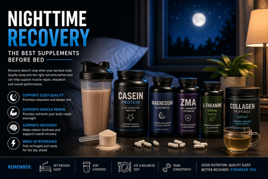 Nighttime Recovery: The Best Supplements Before Bed