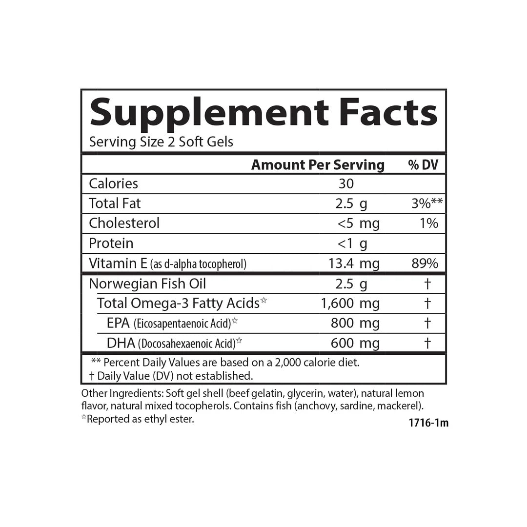 Carlson Labs Elite Omega-3 Gems 90 + 30 softgels