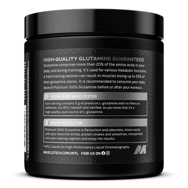 Muscletech Platinum 100% Glutamine 300g image 1