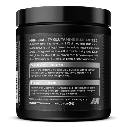 Muscletech Platinum 100% Glutamine 300g image 1