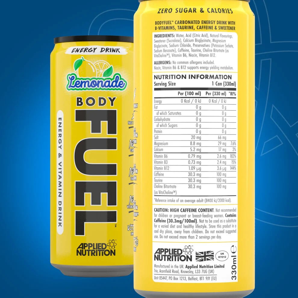 Applied Nutrition BodyFuel™ Energy Drink – 12x330ml image 5