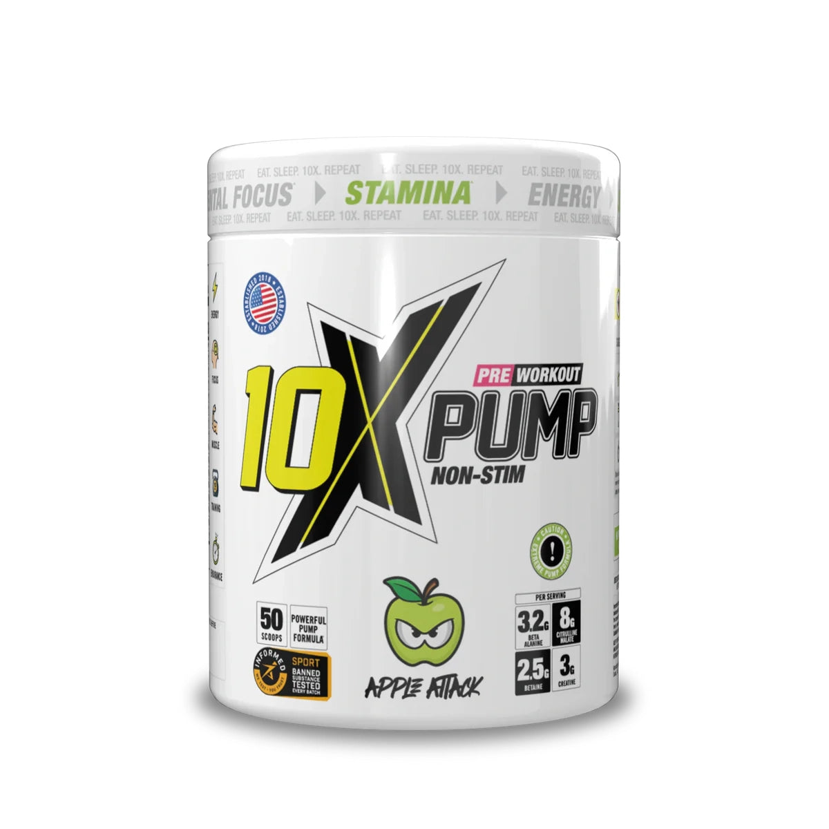 10X Athletic PUMP 600g