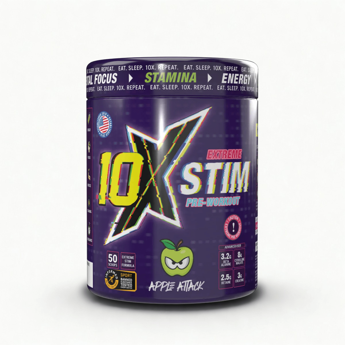 10X Athletic STIM 600g