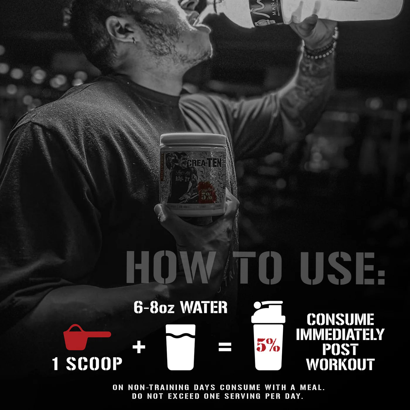 5% Nutrition CREA-TEN Legendary Series 225g image 4