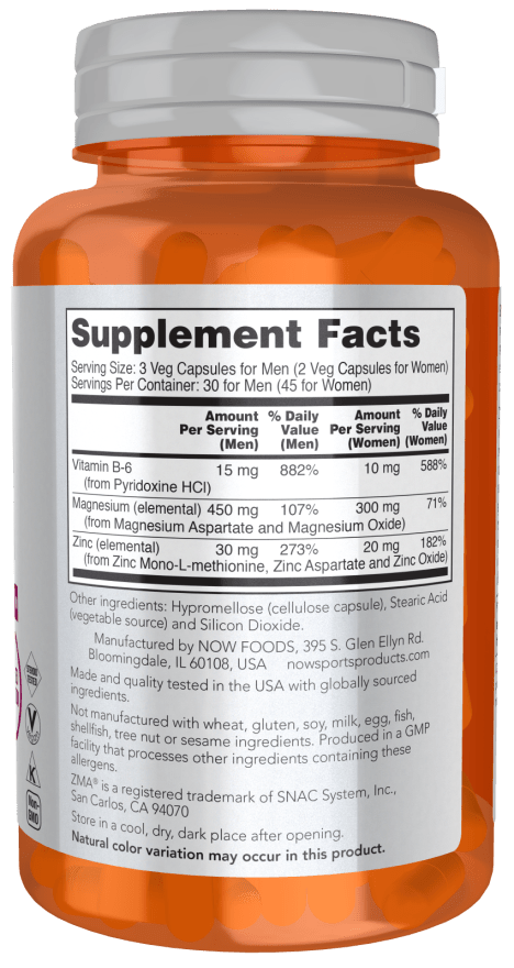 NOW Foods ZMA - Sports Recovery