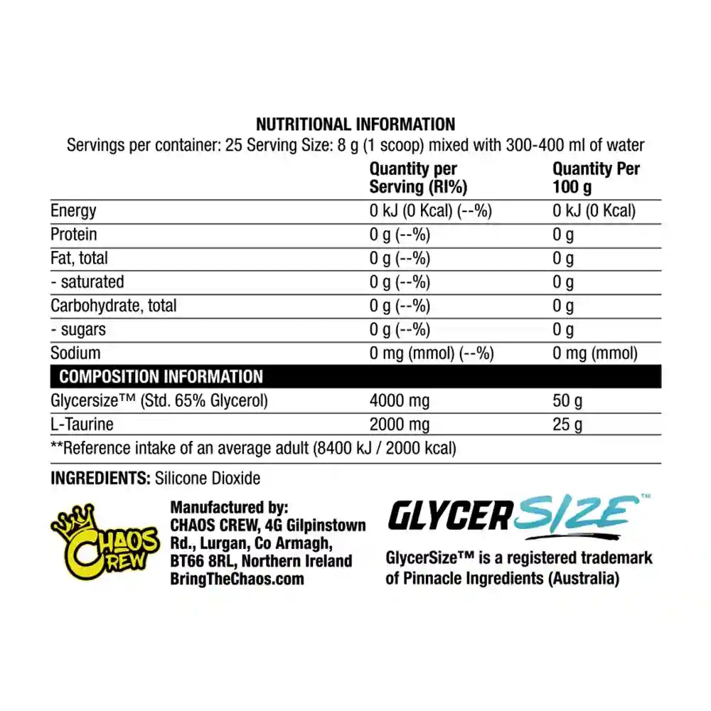 Chaos Crew Glycer Swell 200g image 1