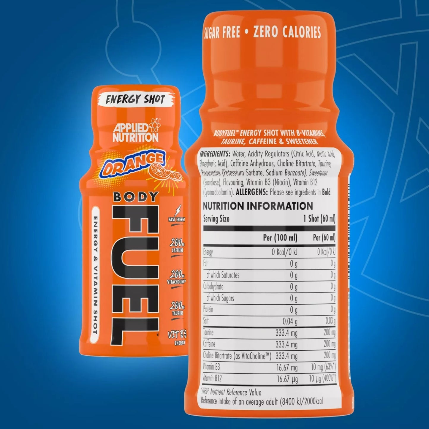 Applied Nutrition Body Fuel Energy Shots 12x60ml image 2