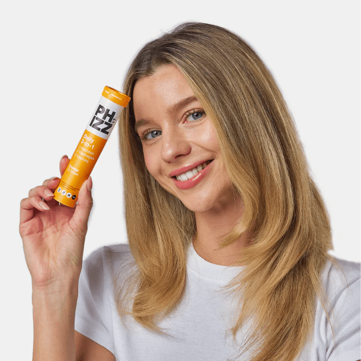 Phizz 3-in-1 Multivitamin & Rehydration Electrolyte Effervescent 12x20 Tabs image 2