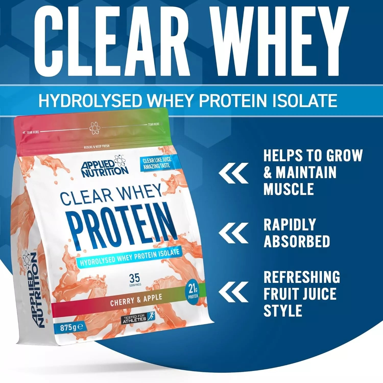 Applied Nutrition Clear Whey 875g image 1