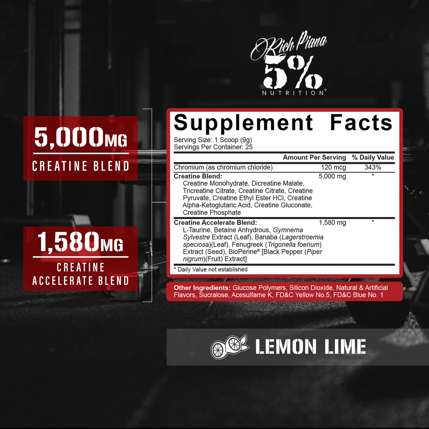 5% Nutrition CREA-TEN Legendary Series 225g image 6