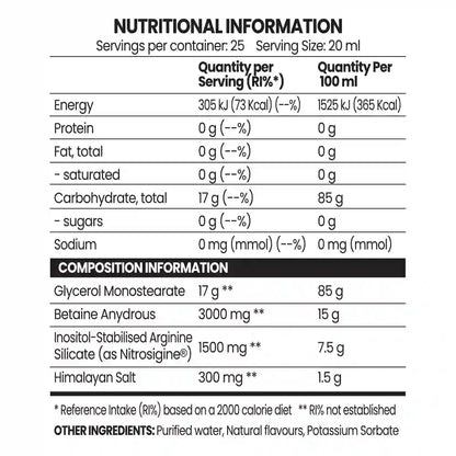 Chaos Crew Pump Juice 500ml image 1