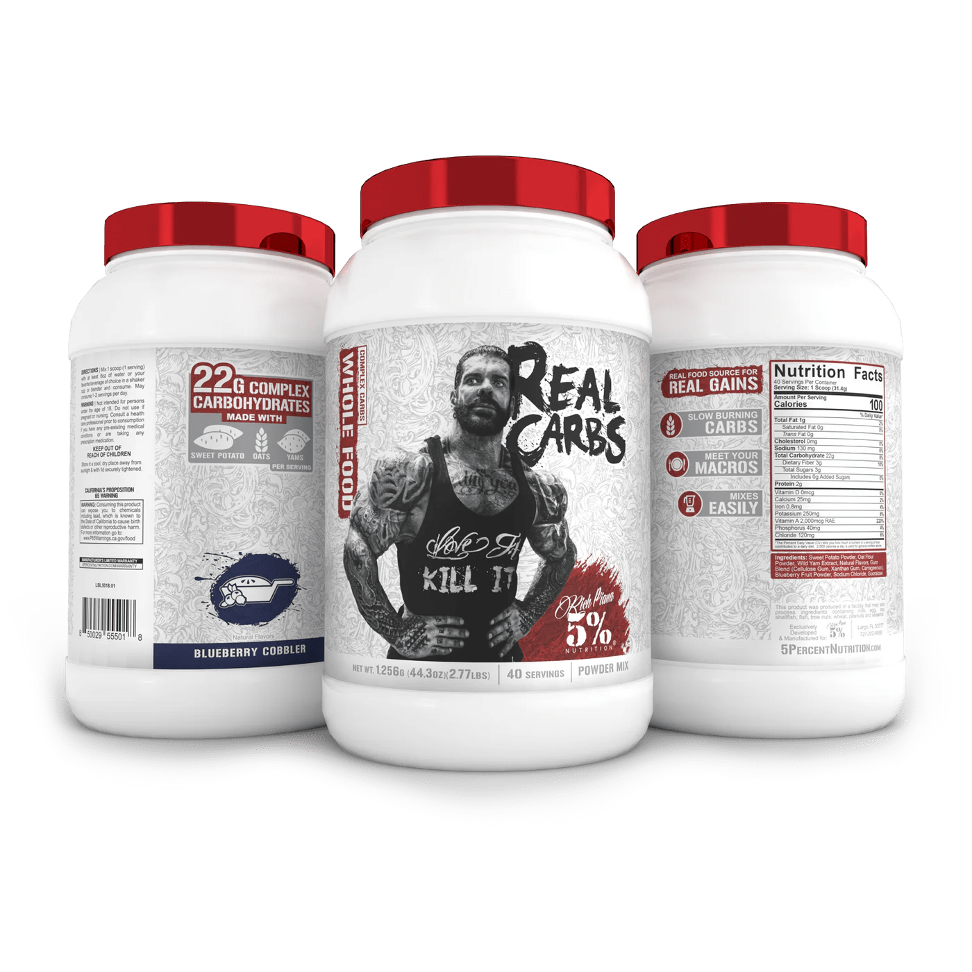 5% Nutrition Real Carbs 1248g image 1