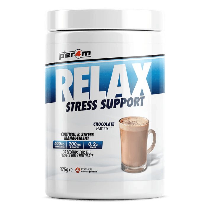 Per4m Relax Stress Support 375g – Hot Chocolate with KSM-66® Ashwagandha image 0