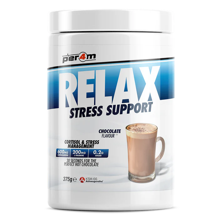 Per4m Relax Stress Support 375g – Hot Chocolate with KSM-66® Ashwagandha image 0