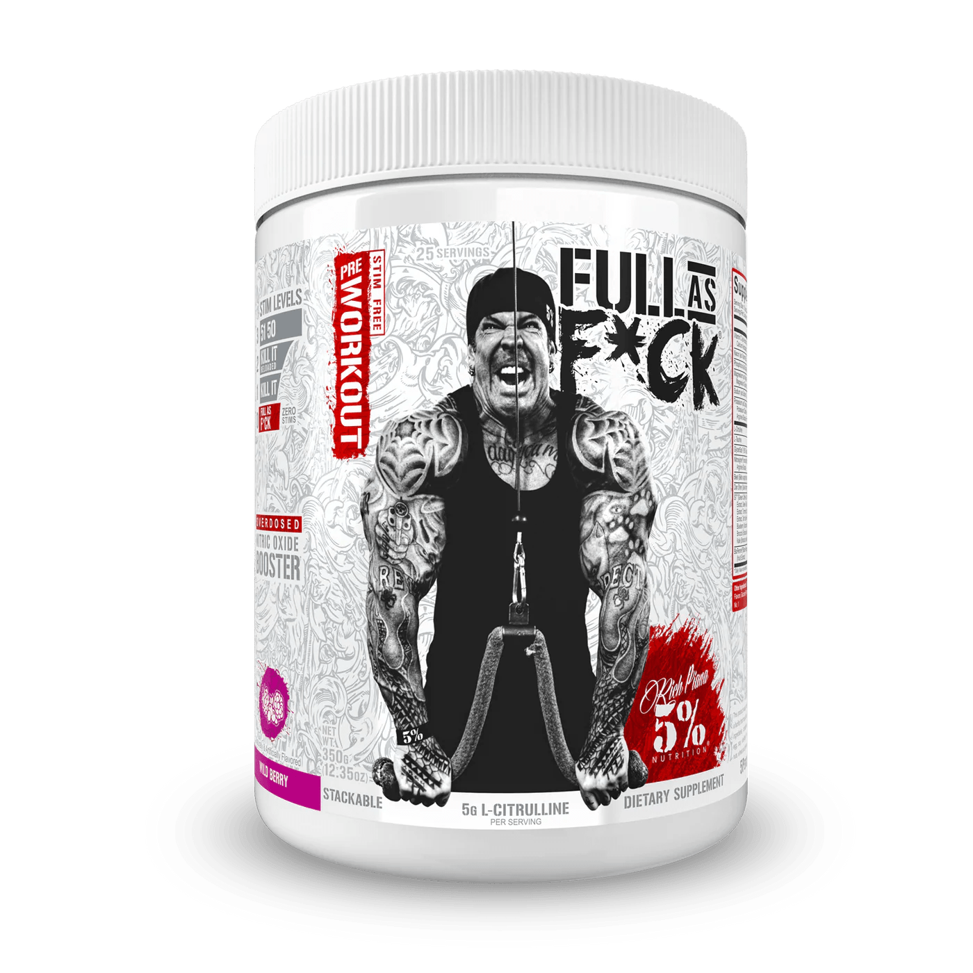 5% Nutrition FULL AS F*CK Legendary Series 372g image 1