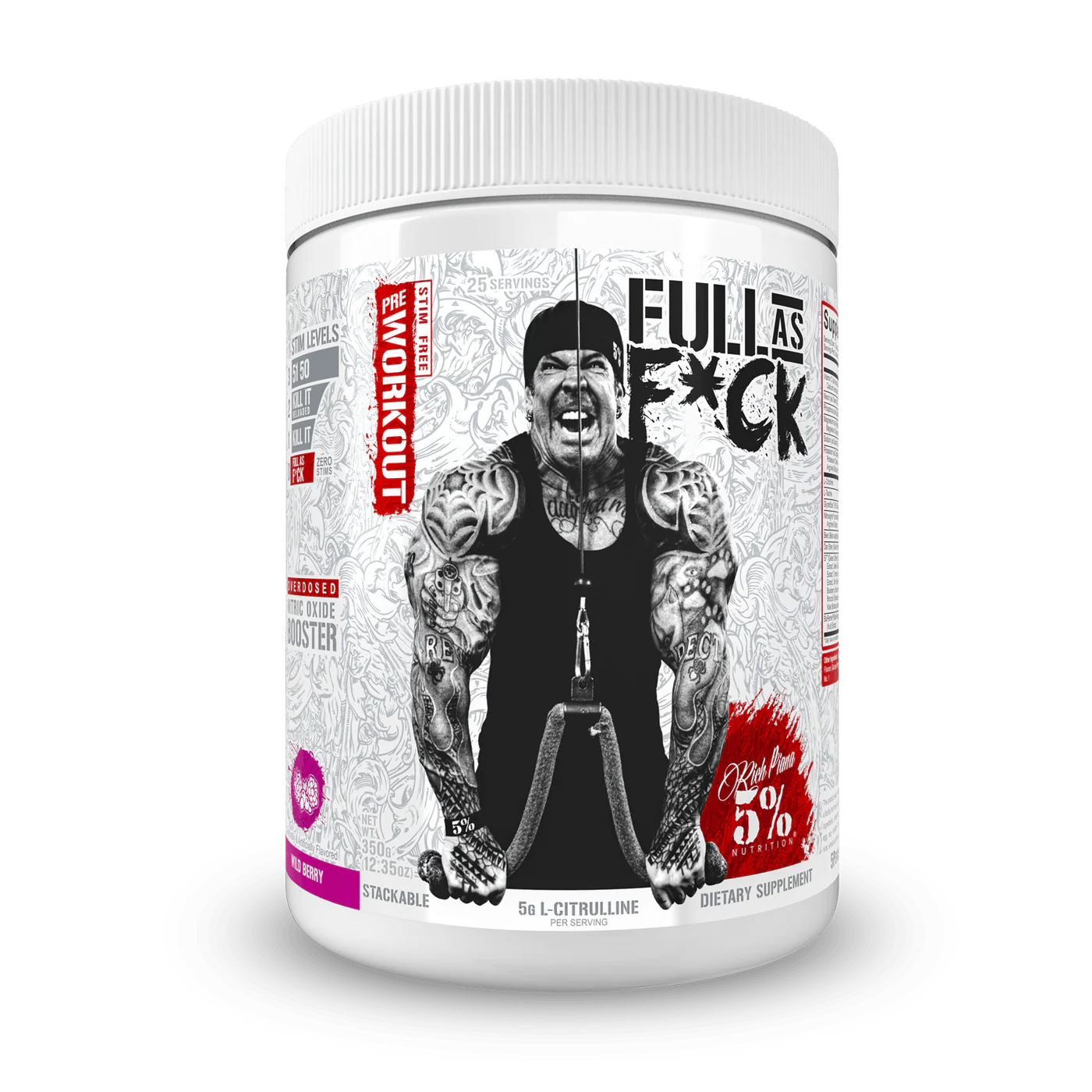 5% Nutrition FULL AS F*CK Legendary Series 372g image 1