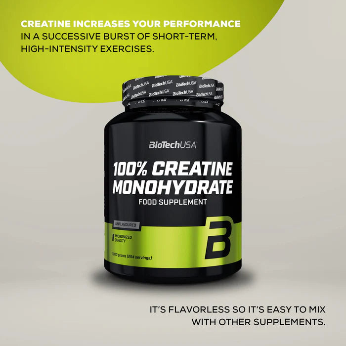 BioTechUSA 100% Creatine Monohydrate 300g image 2