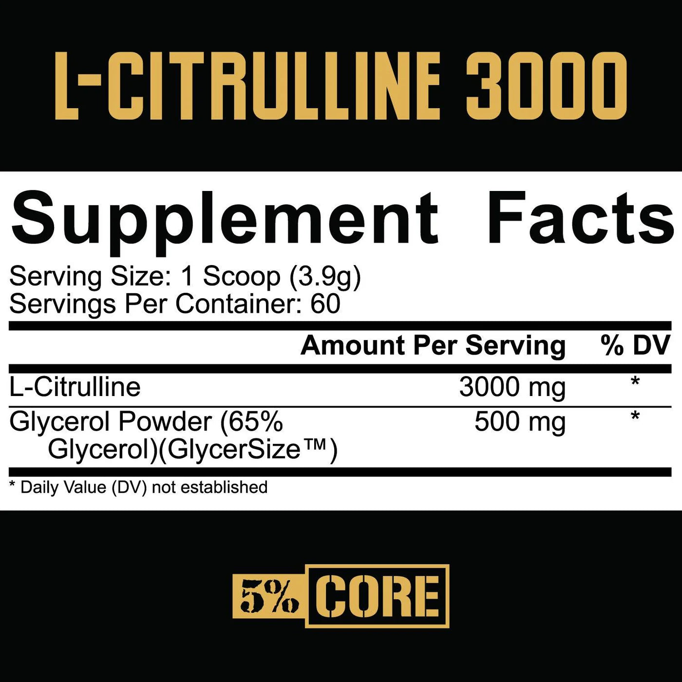 5% Nutrition L-Citrulline 3000 image 4