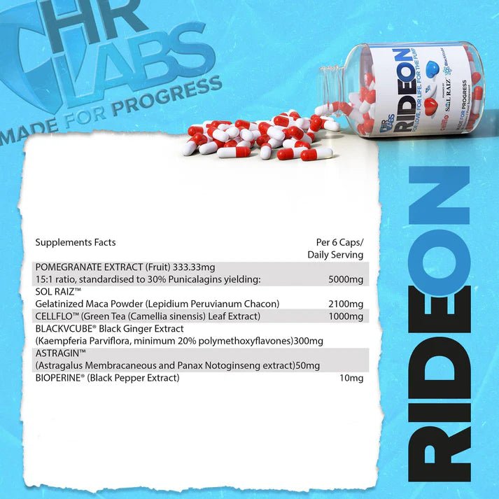 HR Labs Ride On 180 Caps image 2