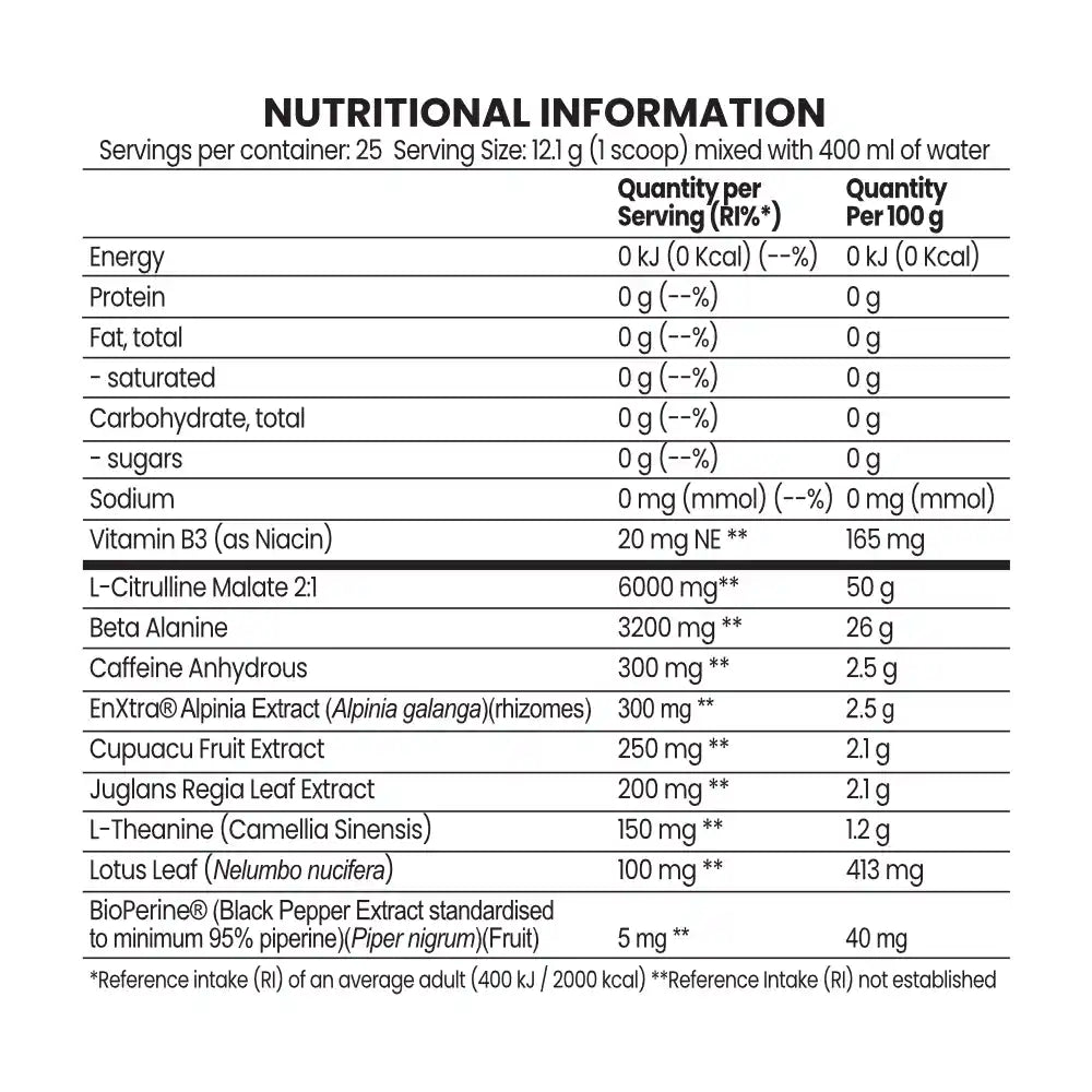 ChaosCrew Bring the Chaos Extreme Pre-Workout 302g image 1