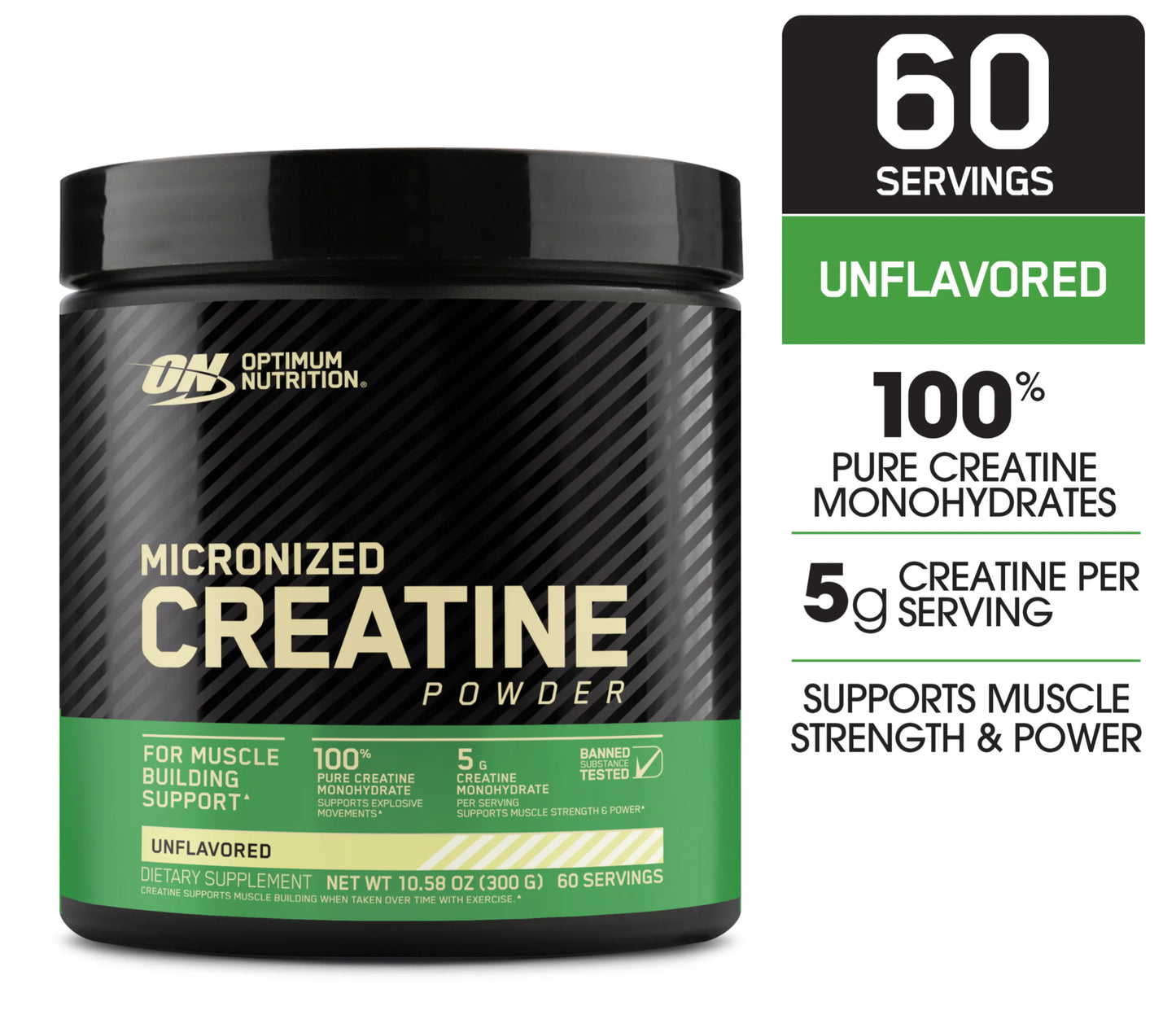 Optimum Nutrition Micronised Creatine image 0