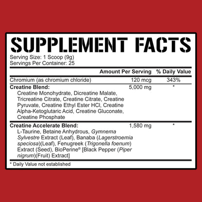 5% Nutrition CREA-TEN Legendary Series 225g image 7