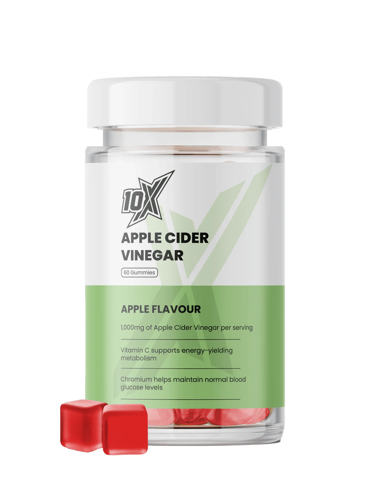 10X Athletic Apple Cider Vinegar Gummies 60Softgels