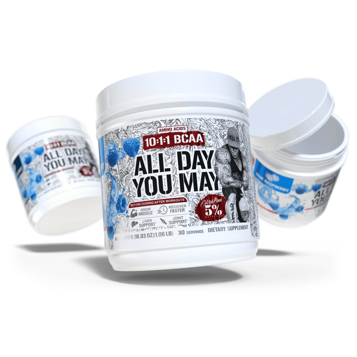 Rich Piana 5% Nutrition All Day You May Legendary Series 465g