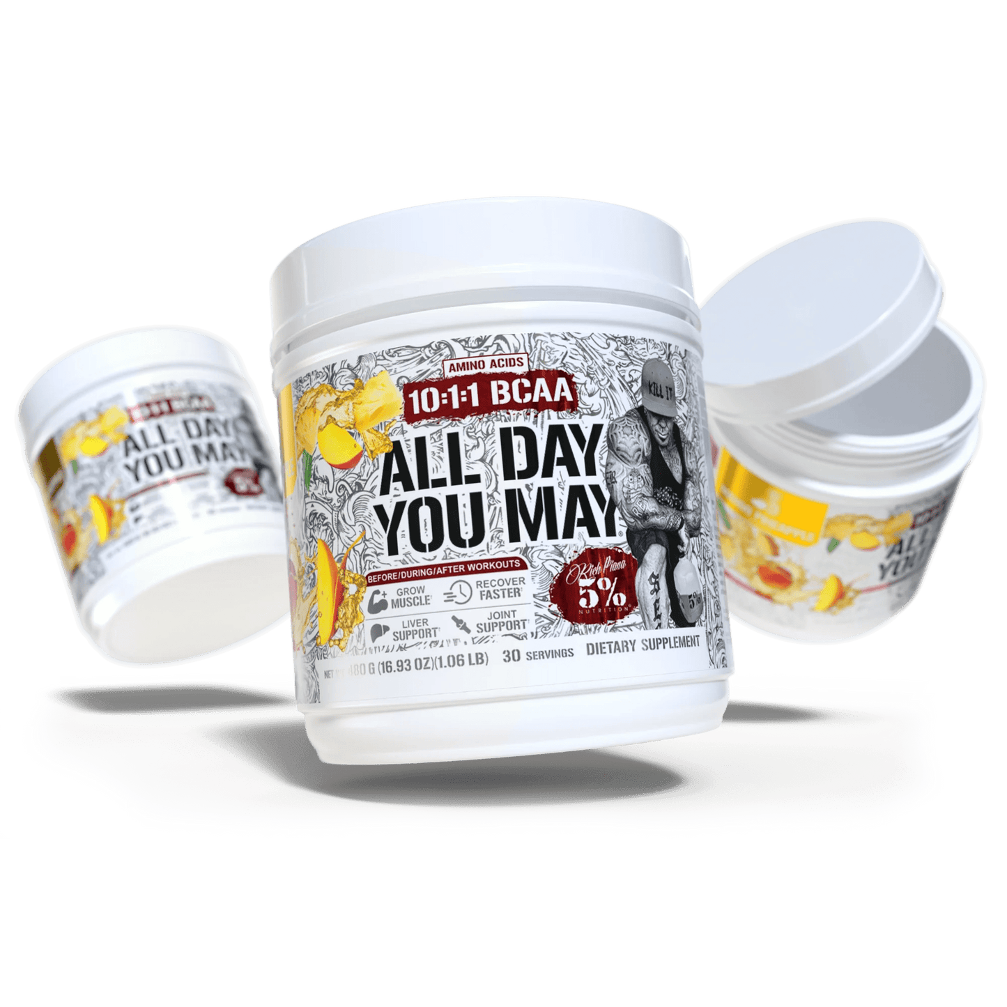 Rich Piana 5% Nutrition All Day You May Legendary Series 465g