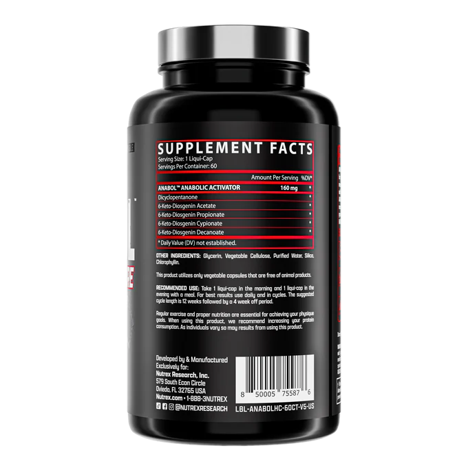 Nutrex Anabol Hardcore - 60 liquid caps