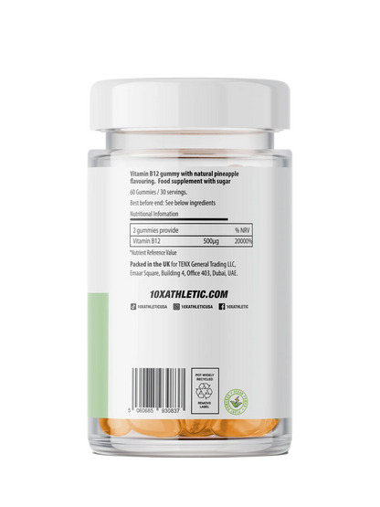10X Athletic B12 Gummies 60Softgels