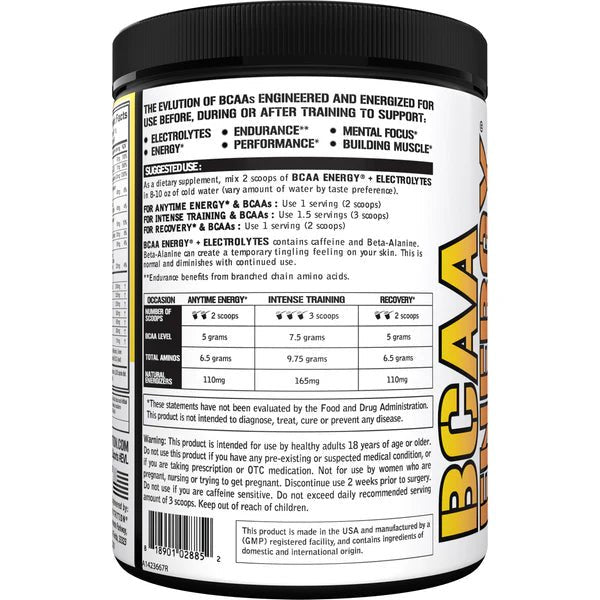 EVLution Nutrition BCAA Energy + Electrolytes
