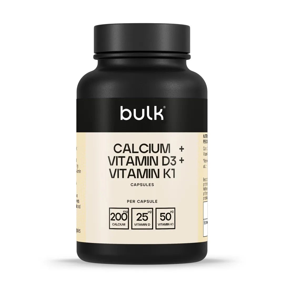 Bulk Calcium + Vitamin D3 + Vitamin K1 1000mg 270 Caps